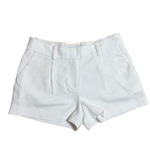 Diane von Furstenberg Women’s White Tailored Shorts | Size 2